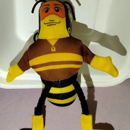 Bee plush figure 2007 McDonald's 13cm like new