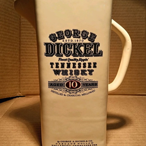 Clay pitcher George Dickel Tennessee Whisky used