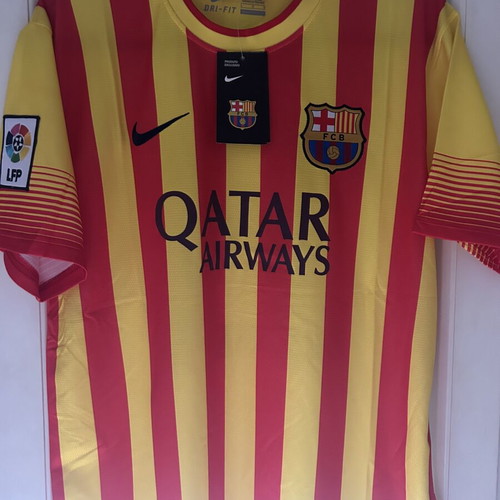 Barcelona 13/14 Neymar 11 Replica Jersey Large with LaLiga Patch new