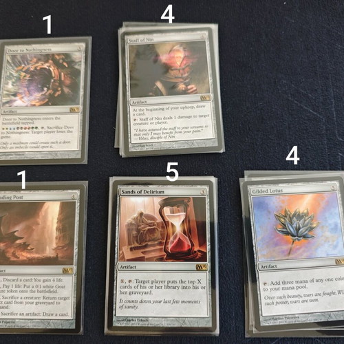 MTG M13 Artifacts and Lands Collection Like New with Sleeves