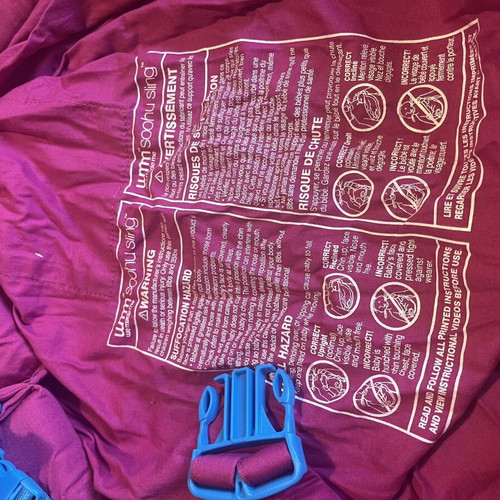 5-in-1 baby sling, fuchsia