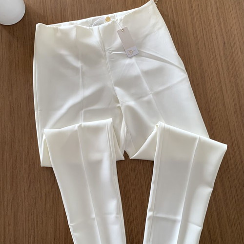 Relish pants new, straight slim fit, ecru, size M