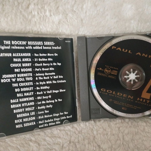 Paul Anka's 21 Greatest Hits CD used, rock