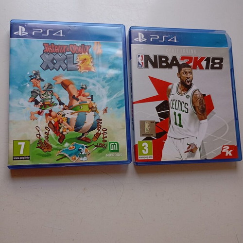 Asterix & Obelix XXL 2 and NBA 2K18 PS4 games used