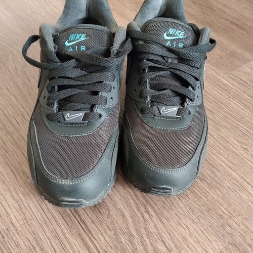 Nike athletic shoes, dark grey, size 37.5