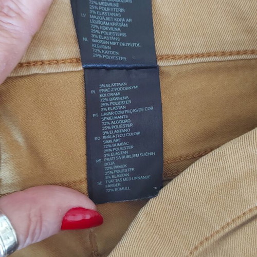 H&M women's denim leggings, exotic color, sizes S-L