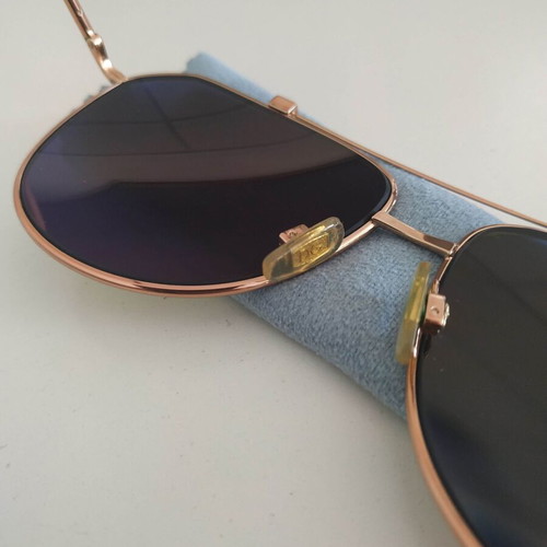 Dolce & Gabbana aviator sunglasses with yellow mirror lenses