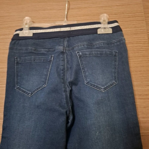 OVS Denim elastic pants for girls, leggings style, 5 pockets, silver details
