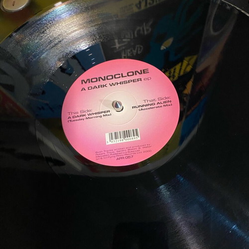 Vinyl record used, progressive trance