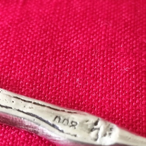 Silver Collectible Serving Spoon 800, like new, 1880-1930