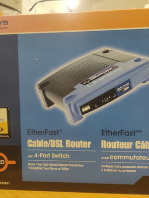 Cisco LinkSys BEFSR41 cable DSL Router 4-Port καινούργιο