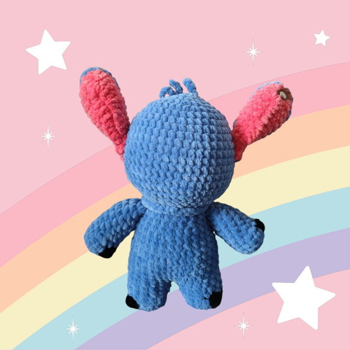 Stitch new plush yarn doll, 27 cm