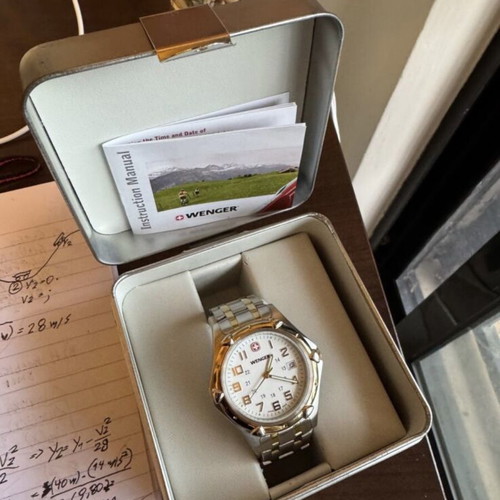 Wenger wristwatch used, Swiss made