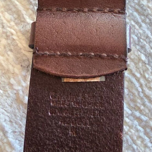 Calvin Klein καφέ ζώνη μεταχειρισμένη 4.5cm μέγεθος Μ