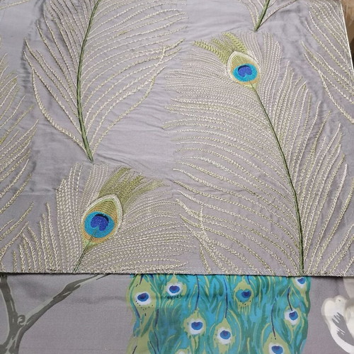 Silk small fabric scraps suitable for table runners new