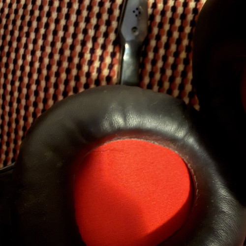 Headphones with microphone unused