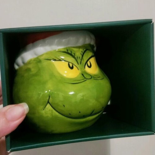 The Grinch Mug unused in its box