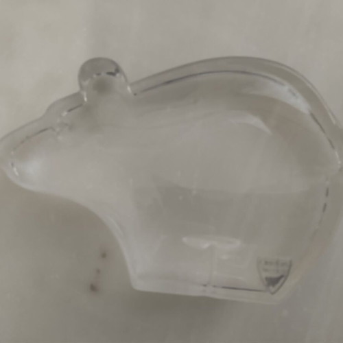 Orrefors Sweden Crystal Bear from Zoo Collection like new