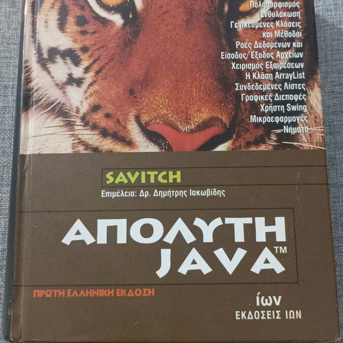 Absolute Java book used, programming