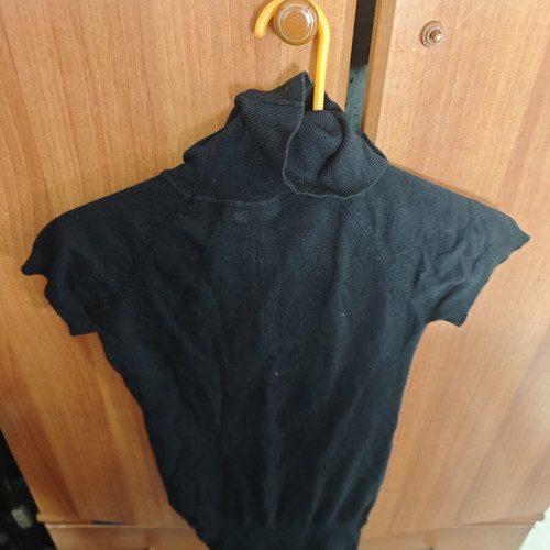 Woolen turtleneck sweater Excellent L used, black