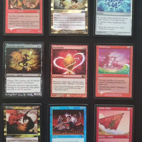 Vintage Foil Magic: The Gathering Cards used