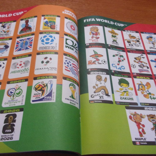 2026 World Cup Panini Official Album with 6 Stickers new