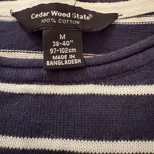Cedar Wood State men's shirt used, size M