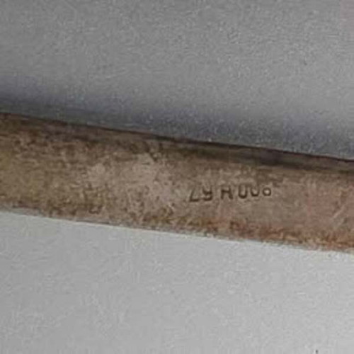 Set of 6 silver coffee spoons 800, antique