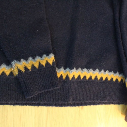 Mango men's turtleneck blue size Large like new