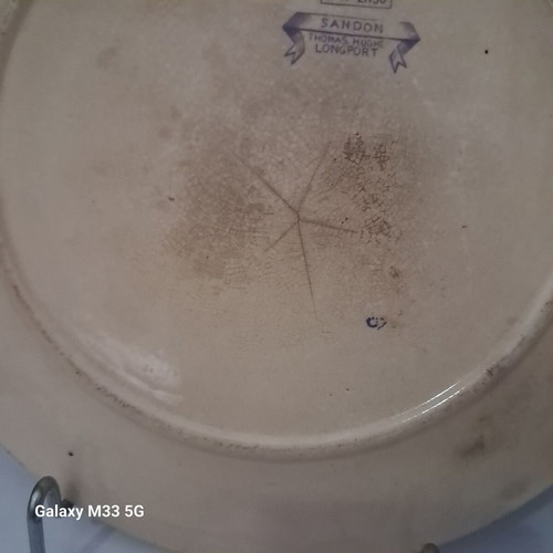 English collectible plate circa 1885