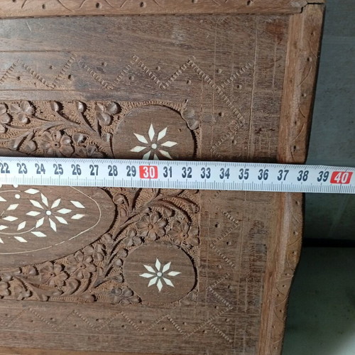 Wooden Handmade Carved Tray Like New