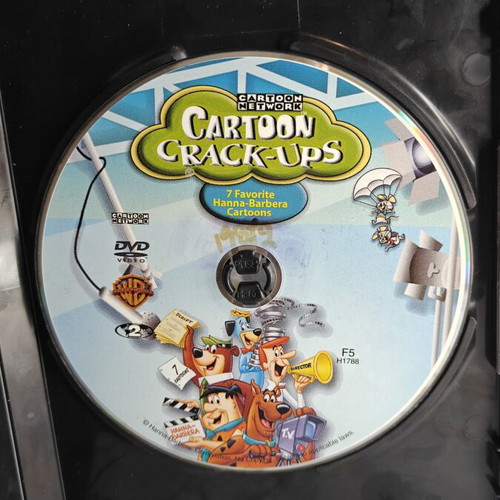 Cartoon Crack-Ups DVD collection with 7 Hanna-Barbera cartoons, used