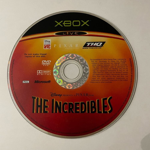 The Incredibles Xbox used game