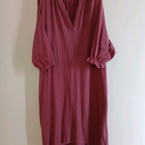 Massimo Dutti tunic dress like new, size M, dusty apple color