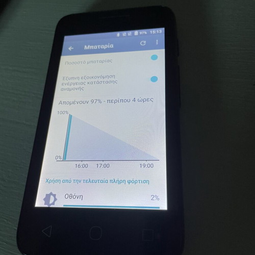 Alcatel One Touch two used smartphones with charger, dual SIM