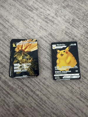 Custom black Pokémon cards pack of 55, like new