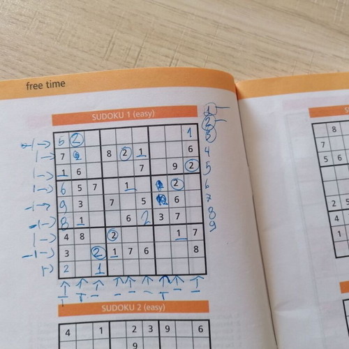 Freetime #6 used magazine with crosswords and sudoku