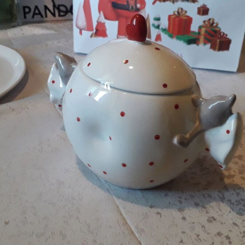 Christmas ceramic candy decoration new