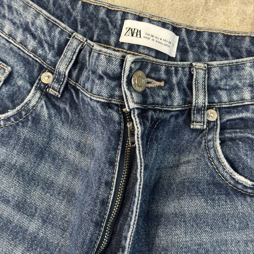 Zara flared bootcut denim jeans high waisted like new, size 36