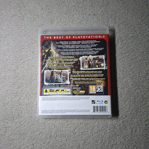PlayStation 3 game inFAMOUS used with manual and case