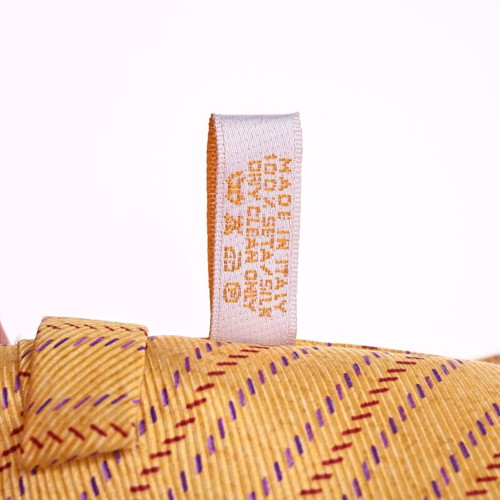 Bvlgari tie like new, yellow silk