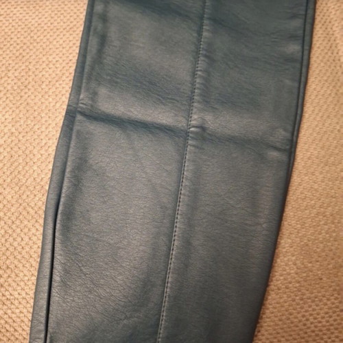 Lynne leather pants green like new size XL