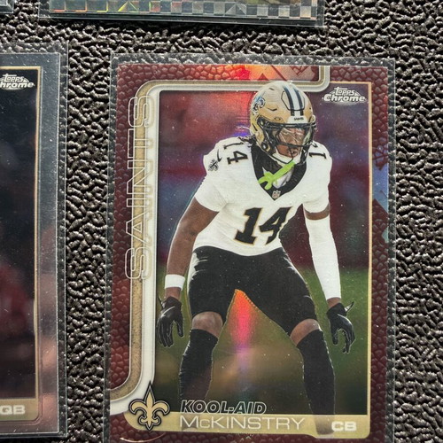 Saints NFL 2025 Topps Chrome football cards set
