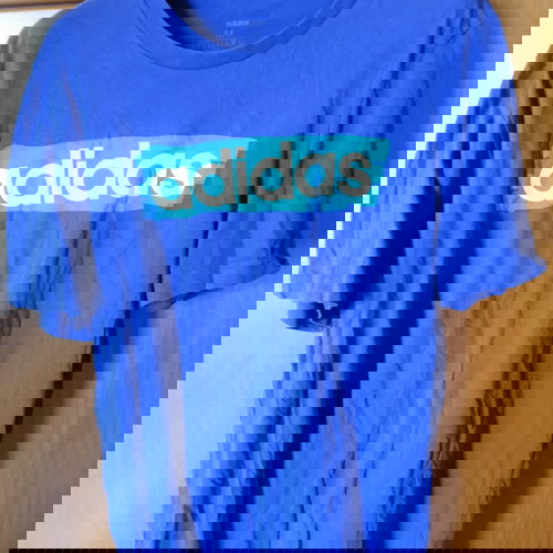 T-shirt adidas μέγεθος Medium μεταχειρισμένο, μπλε