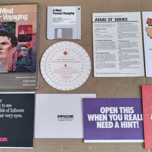 A Mind Forever Voyaging used, Infocom, Atari ST