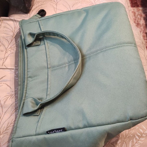 Leclerc changing bag crossbody sage green large like new