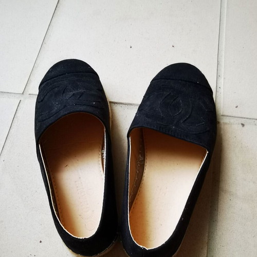 Chanel women's black ballerinas like new, size 36