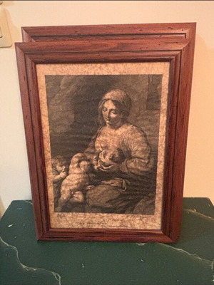 Picture frame used with glass front