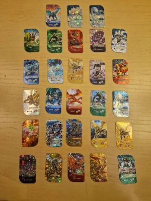 Τάπες μεταλλικές Bakugan