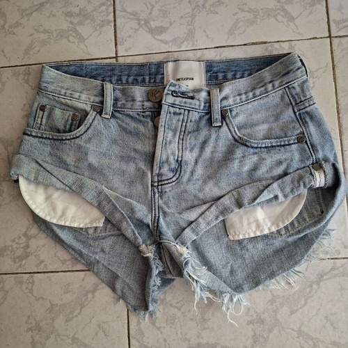 One Teaspoon denim shorts S 24N, light blue wash